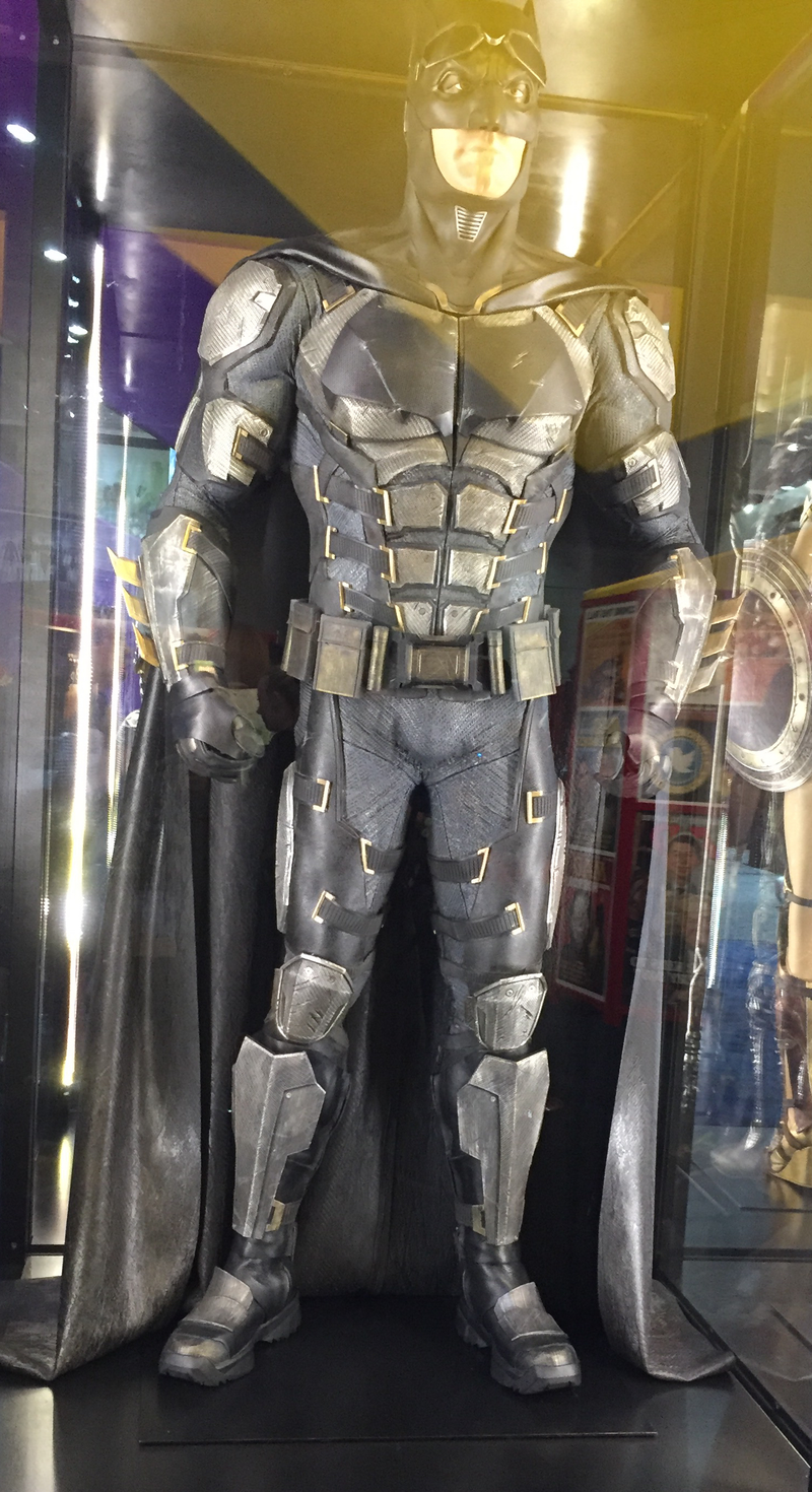Batman will apparently don his desert armor again, here accented with gold details that hearken back to the days when the Bat logo was primarily yellow and black.